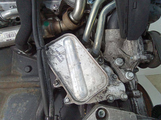 теплообменник масляного фильтра Mercedes-Benz B-Класс W245 2005, 2.0 л., дизель, МКПП, A6401800765