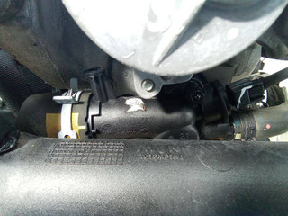 корпус термостата Renault Scenic 3 поколение 2009, 1.9 л., дизель, МКПП