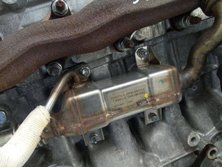 охладитель EGR / Радиатор EGR Toyota Avensis 2 поколение (T250) [рестайлинг] 2008, 2.0 л., дизель, МКПП, 25680-0R011
