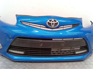 бампер передний Toyota Aygo 1 поколение AB10 [2-й рестайлинг] 2013, 52119-0H110