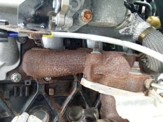 коллектор выпускной Renault Megane 3 поколение 2011, 1.9 л., дизель, МКПП