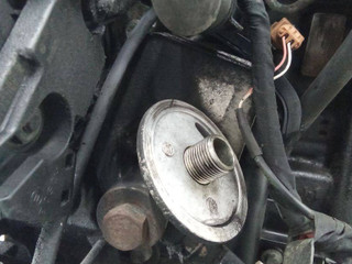 теплообменник масляного фильтра Renault Clio 3 поколение 2007, 1.5 л., дизель, МКПП