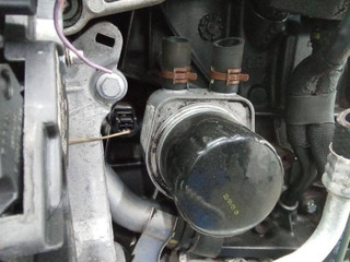 теплообменник масляного фильтра Renault Megane 2 поколение [рестайлинг] 2007, 1.9 л., дизель, МКПП, 8200806731