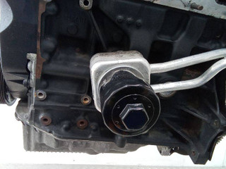 теплообменник масляного фильтра Volkswagen Golf 4 поколение 2003, 1.6 л., бензин, МКПП