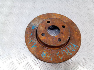 диск тормозной передний Toyota Yaris XP9 2008, 1.4 л., дизель
