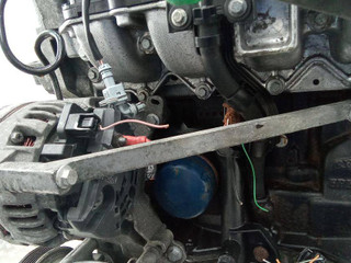 кронштейн генератора Renault Clio 3 поколение 2005, 1.6 л., бензин, АКПП, 8200122051
