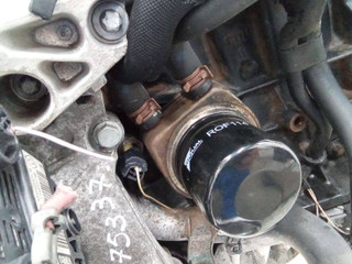 теплообменник масляного фильтра Renault Megane 2 поколение 2005, 1.9 л., дизель, МКПП
