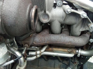 коллектор выпускной Renault Megane 2 поколение 2005, 1.9 л., дизель, МКПП
