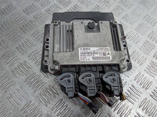 блок управления двигателем Citroen C4 Picasso 1 поколение 2010, 1.6 л., дизель, МКПП, 9665674480