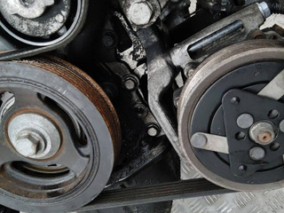 кронштейн компрессора кондиционера Peugeot 207 1 поколение 2009, 1.6 л., дизель, МКПП