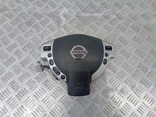 подушка безопасности водителя Nissan Qashqai 1 поколение 2008, 98510JD15D