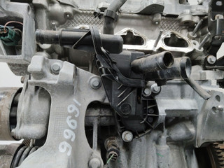 корпус термостата Renault Clio 4 поколение 2015, 0.9 л., H4B 400, бензин, МКПП, 110616064R