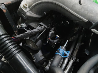 топливная рампа Volkswagen Golf 4 поколение 1998, 2.0 л., AQY, бензин