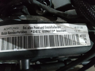 двигатель Audi A4 B9 2016, 2.0 л., дизель, DEU