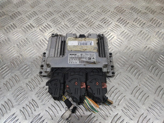 блок управления двигателем Peugeot 308 T7 2007, 9665291180