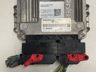 блок управления двигателем Ford Kuga 1 поколение 2013, 1.6 л., бензин, 31312578, 0261S07523