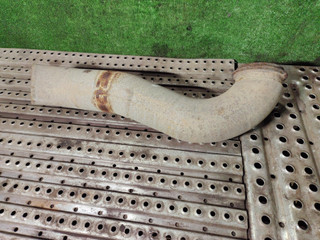колено глушителя Volvo FM 3 поколение 2013, 10.8 л., D11C410, дизель, АКПП, 20720896