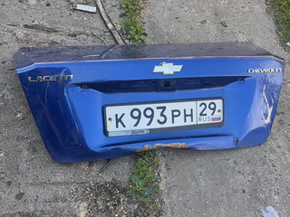 крышка багажника (дверь 3-5) Chevrolet Lacetti 1 поколение 2010, МКПП, синий, седан