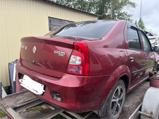 крышка багажника (дверь 3-5) Renault Logan 1 поколение [рестайлинг] 2010, 1.6 л., K4M 710, бензин, МКПП, пурпурный, седан, передний привод