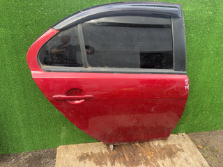 дверь задняя правая Mitsubishi Lancer 10 поколение 2010, МКПП, красный, седан, передний привод