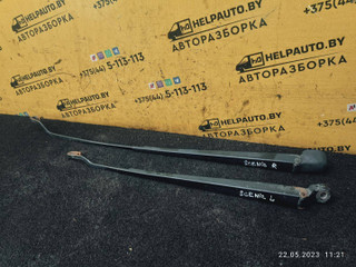щеткодержатель (поводок стеклоочистителя, дворник) Renault Scenic 1 поколение 1998, 1.9 л., дизель, МКПП, серый, минивэн