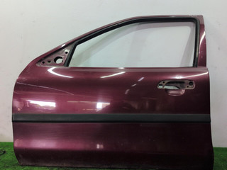 дверь передняя левая Ford Mondeo 2 поколение 1996, 2.0 л., бензин, МКПП, красный, универсал, передний привод