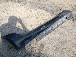 накладка на порог BMW Z4 E85 2003, 3.0 л., M54 B30 (306S3), бензин, МКПП, черный, кабриолет
