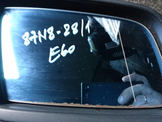 стекло зеркала наружного правого BMW 5 серия E60/E61 [рестайлинг] 2008, 2.0 л., N47 D20 A, дизель, АКПП, универсал