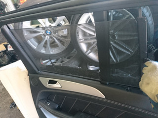 шторка двери Mercedes-Benz GL-Класс X166 2014, 3.0 л., OM 642.826, дизель, АКПП, белый, внедорожник 5 дв., A1668101420