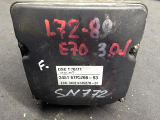 блок ABS BMW X5 E70 2009, 3.0 л., M57 D30 (306D3), дизель, АКПП, внедорожник 5 дв., 34516785266, 34526785266