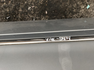 молдинг двери передней правой Mercedes-Benz GL-Класс X164 2007, 3.0 л., OM 642.940, дизель, АКПП, серебристый, внедорожник 5 дв.