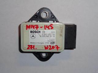 датчик ускорения Mercedes-Benz E-Класс W212/S212/C207/A207 2011, 1.8 л., M 271.860, бензин, АКПП, черный, кабриолет, A0055422618, 0265005735