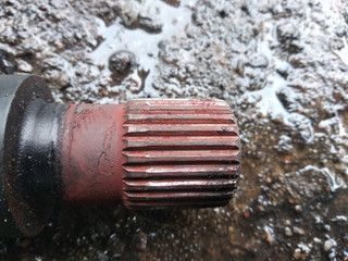 карданный вал BMW X5 E70 2007, 3.0 л., M57 D30 (306D3), дизель, АКПП, внедорожник 5 дв., 7556019