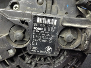 генератор BMW 3 серия E46 2003, 1.8 л., N42 B18 A, бензин, АКПП, хетчбэк 5 дв., 7521383, 7521488