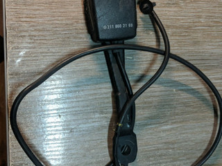 замок ремня безопасности Mercedes-Benz E-Класс W211/S211 2004, 3.2 л., OM 648.961, дизель, АКПП, универсал, 2118602169, A2118602169