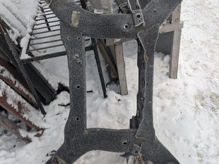 балка подвески задняя Mercedes-Benz GL-Класс X166 2013, 3.0 л., OM 642.826, дизель, АКПП, коричневый, внедорожник 5 дв., A1663500032, 1663500032