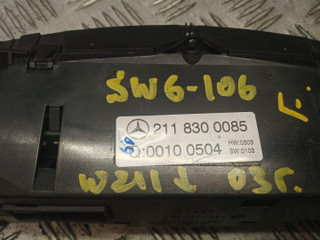 блок управления печки / климат-контроля Mercedes-Benz E-Класс W211/S211 2003, 2118300085, Q00100504