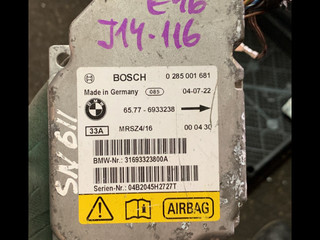 блок AirBag BMW X5 E53 [рестайлинг] 2004, 4.8 л., бензин, АКПП, внедорожник 5 дв., 6933238, 0285001681, 65776933238