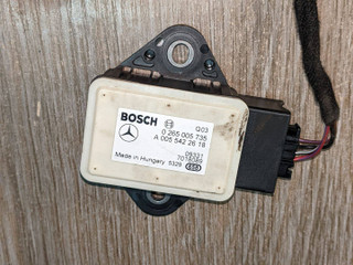 датчик ускорения Mercedes-Benz E-Класс W212/S212/C207/A207 W212 2010, 2.2 л., дизель, АКПП, седан, задний привод, правый руль, A0055422618, 0265005735