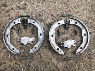 колодки стояночного тормоза BMW 3 серия F30/F31/F34 2013, 2.0 л., N47 D20 C, дизель, АКПП, хетчбэк 5 дв., правый руль, 1161761