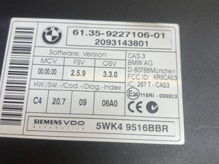 Иммобилайзер BMW X5 M E70 2010, 4.4 л., S63 B44 A, бензин, правый руль, 9227106, 61359227106