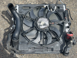 кассета радиаторов BMW X6 E71/E72 2008, 3.0 л., N54 B30 A, бензин