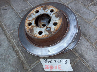 диски тормозные задние BMW X1 F48 2017, 1.8 л., дизель, АКПП, 475, полный привод