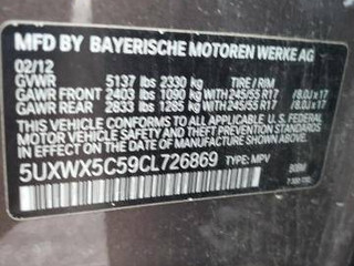 BMW X3 F25 2012