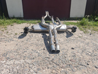 глушитель BMW XM G09 2023, 4.4 л., бензин, c5y, полный привод, 8590923, 4A2D4E8, 5A346B7