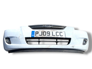 бампер передний Kia Ceed 1 поколение 2009, 1.4 л., G4FA, бензин, 5МКПП, casa white / wd, хетчбэк 5 дв., передний привод, правый руль
