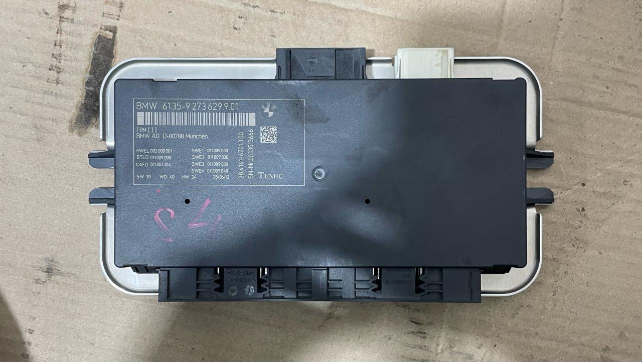 блок управления светом BMW 5 серия F07/F10/F11 F10 2012, 2.0 л., N20 B20 A, бензин, АКПП, седан, правый руль, 61359273629 - фото №1