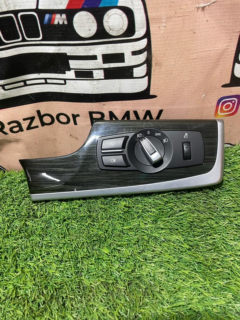 переключатель света BMW 5 серия F07/F10/F11 F10 2012, 2.0 л., N20 B20 A, бензин, АКПП, седан, правый руль, 61316803965, 61319192744 - фото №1