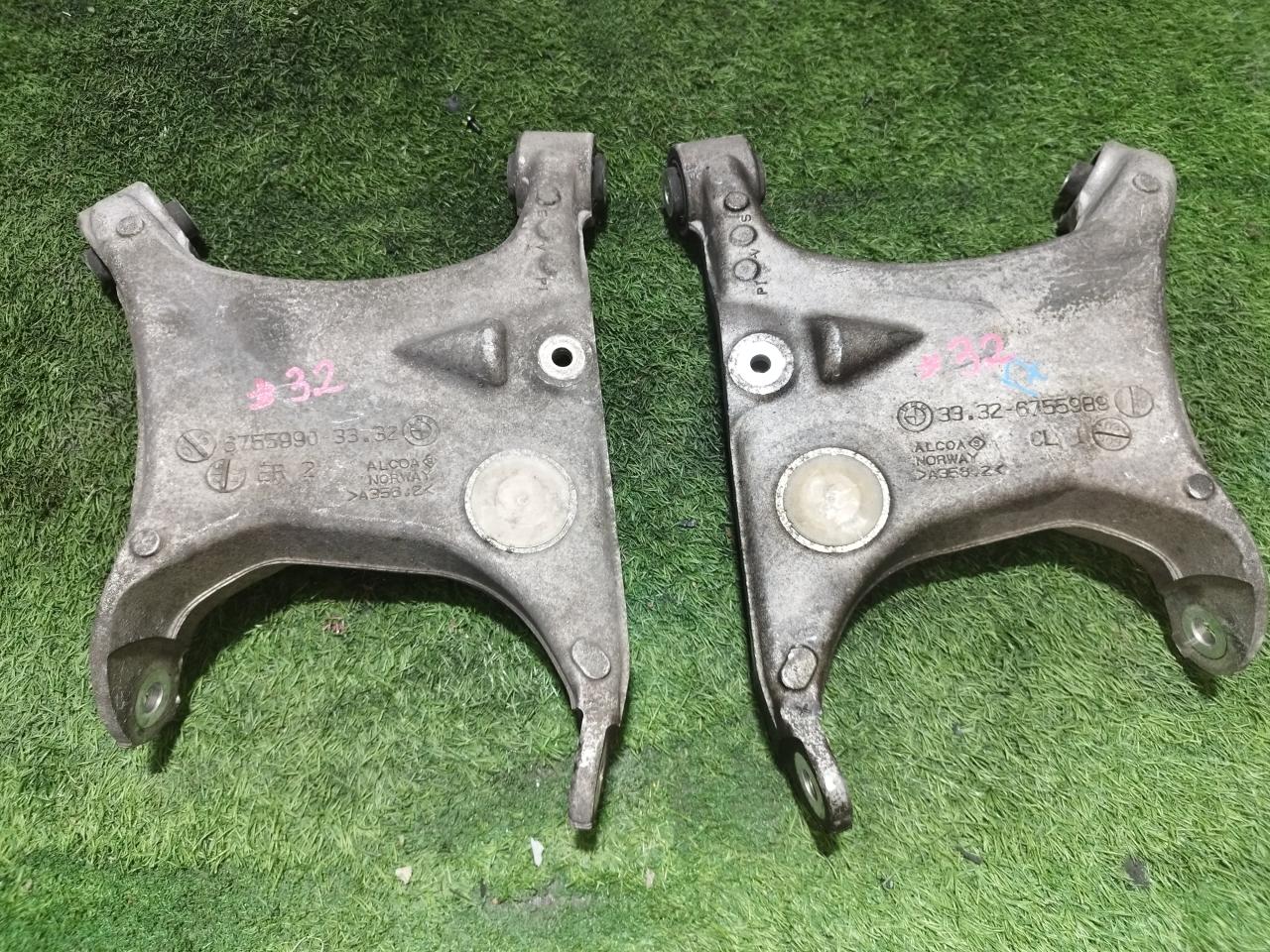 рычаг задний нижний BMW 5 серия E60/E61 E60 2004, 3.0 л., M54 B30 (306S3), бензин, АКПП, темно-зелёный, седан, задний привод, 33326755990, 33326755989 - фото №1