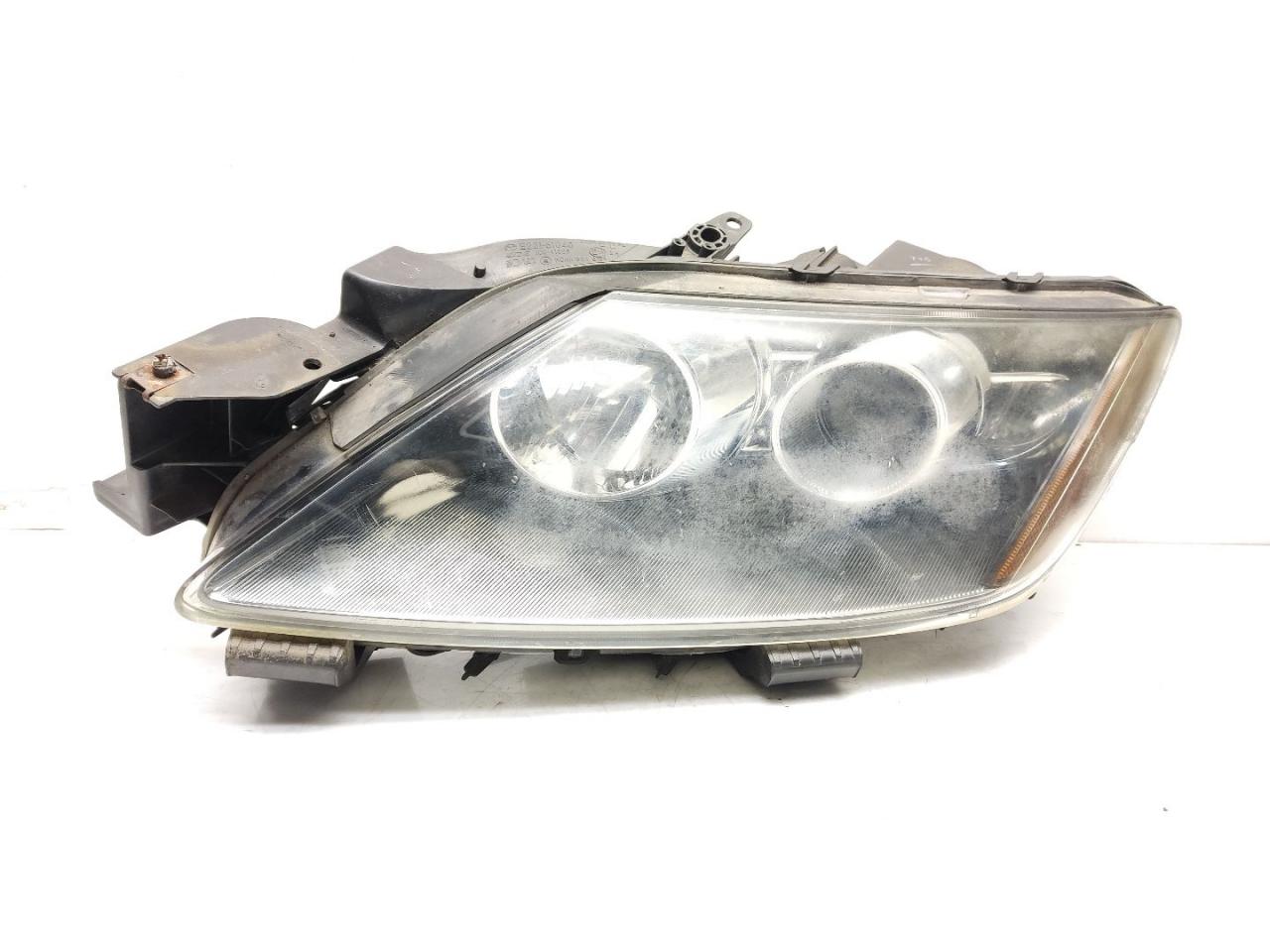 фара левая Mazda CX-7 1 поколение ER 2008, 2.3 л., Ti, L3-VDT, бензин, 6МКПП, moist silver / 30s, внедорожник 5 дв., полный привод, правый руль, E221-51040 - фото №1